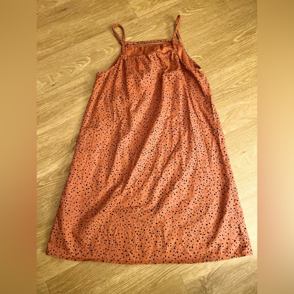 H&M Casual Orange and Black Dress with Spaghetti Straps - Picture 5 of 8